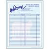 Sign-In Sheet, Toothbrush ColorForms ™, Single Sheet, 1 Sided, 8-1/2" W x 11" H, 100/Pkg