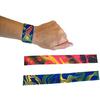 Tie-Dye Slap Bracelets, Assorted, 9-1/2", 12/Pkg