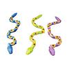 Plastic Wiggle Snakes, Assorted Colors, 17", 36/Pkg
