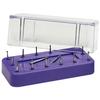 Magnetic Bur Blocks - 14 Holes FG/HP/RA, Neon Purple