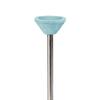 NTI® All Ceramic Supermax Diamond Burs – HP, Coarse, Blue, 1/Pkg - Inverted Cone, # G8004, 12.0 mm Diameter, 7.0 mm Length