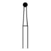 NTI® Straight HP Carbide Burs – H1 Round, 5/Pkg - Size #4, 1.4 mm Diameter