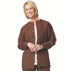 Fashion Seal Healthcare® Unisex Warm-Ups, 65/35 Fashion Poplin® - Chocolate, Medium