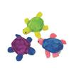 Plush Sea Turtles, Assorted Colors, 5-1/4", 12/Pkg