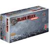 Black Maxx™ Nitrile Gloves – Powder Free, Nonsterile, 100/Box - Nitrile Black Maxx Glove 100/Box, 10 Boxes/Case Large