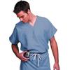 Fashion Seal Healthcare® Unisex Fashion Scrub Shirts, 65/35 Fashion Poplin® - Ciel Blue, Extra Small