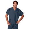 Fashion Seal Healthcare® Unisex Fashion Scrub Shirts, 65/35 Fashion Poplin® - Pewter, Extra Large