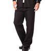 Fashion Seal Healthcare® Unisex Fashion Scrub Pants, 65/35 Fashion Poplin® - Black, Extra Small