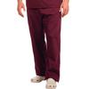 Fashion Seal Healthcare® Unisex Fashion Scrub Pants, 65/35 Fashion Poplin® - Burgundy, Extra Small
