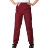 Fashion Seal Healthcare® Unisex Ultimate Pants, 65/35 Fashion Poplin® - Burgundy, Large