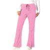 Fashion Seal Healthcare® Ladies' Drawstring Flare Pants, Regular Sizing - Pink, 3 Extra Large