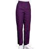 Fashion Seal Healthcare® Ladies’ Fashion Poplin® Rib Cuff Cargo Pants - Ladies' Ribbed Cuff 65/35 Pants Extra Small Eggplant