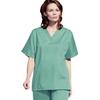 Fashion Seal Healthcare® Unisex Fashion Scrub Shirts, Cotton/Poly Fashion Blend® - Jade, Extra Small