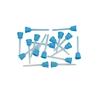 R-SI-LINE® Mixing Cannulas CLN – Blue/White, Luer Lock, 50/Pkg
