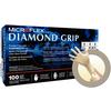 Diamond Grip Plus™ Latex Exam Gloves, 100/Pkg - Medium