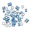 Code Rings – Regular Size, 1/8", 50/Pkg - Baby Blue