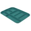 Set-Up Trays – Divided Trays, Size B, 9-5/8" x 7/8" x 13-1/2" - Teal