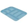 Set-Up Trays – Divided Trays, Size B, 13-1/2" x 9-1/4" x 7/8" - Sky Blue