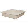 Tubs – Size S, 9-3/8" x 11-1/2" x 2-1/4", 3/4" Lip - Gray