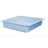 Tubs and Accessories – Size S, 9-3/8" x 11-1/2" x 2-1/4", 3/4" Lip - Baby Blue