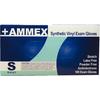 +AMMEX Powder Free Stretch Vinyl Gloves, 100/Pkg - Small