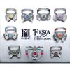 Hygenic® Fiesta® Color-Coded Clamps, Matte Finish