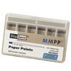 Millimeter Marked Absorbent Paper Points – ISO Sizes Spill-Proof Box, 200/Pkg