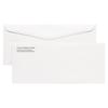 Envelope – #10, Gummed-Flap, Nonwindow, White, Personalized, 9-1/2" W x 4-1/8" H, 500/Pkg