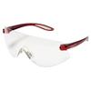 Outback Protective Eyewear - Red Frame, Clear Lens