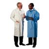 Universal Precautions Lab Coats - Large, Blue, 25/Pkg