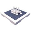 Carbon Insert Ceramic Tray with 6 Carbon Replacements C012 – 2-1/4" x 2-1/4" x 1/4"