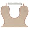 Standard Apron Hanger – White-Coated Stainless Steel, 15" x 2"