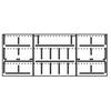 Film Mount Charts – Eezeemount®, Series 10, Paperboard, Size 2 and 1, 8H4VBW-8V, 100/Pkg