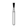NTI® Diamond Burs – HP, 1/Pkg - Medium, Gray, Long Inverted Cone, # M807, 1.6 mm Diameter, 4.0 mm Length