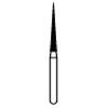 NTI® Diamond Burs – FG, Fine, Needle Point End, 5/Pkg - # F859L, 1.4 mm Diameter, 11.5 mm Length