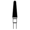 NTI® Universal Cutters – Regular Straight Cut, HP, 1.75" Shank Length, Blue - Round End Cylinder, Size #UC079, 14 mm Head Length, 4.0 mm Diameter