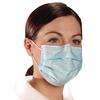 Critical Cover® AlphaAir® Earloop Face Masks – ASTM Level 3, Blue, 50/Pkg 
