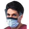 Patterson® Splash Resistant Dental Masks - With Face Shield and Earloops, 25/Pkg