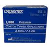 Premium Cotton-Tipped Applicators – Crosstex - 3", Nonsterile, 100/Bag, 10 Bags/Case