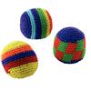 Knitted Kick Balls, Assorted Colors, 2 -1/2", 12/Pkg