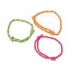 Neon Friendship Rope Bracelets, Assorted Colors,  Adjustable, 72/Pkg