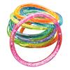 Liquid-Filled Glitter Bracelets, Assorted Colors, Stretches 2-1/2" to 3", 12/Pkg