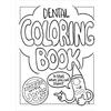 Dental Coloring Book , 8-1/2" W x 11" H, 25/Pkg