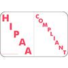 HIPAA Compliant Label, White, 1-1/2" W x 1" H, 225/Pkg