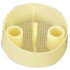 Screen-4-Vac™ Evacuation Traps – Disposable, 144/Pkg - Yellow, 2-1/4", For A-dec Models with Metal Canisters