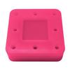 Magnetic Bur Blocks - 8 Holes FG/HP/RA, Neon Pink