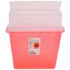 Sharps-A-Gator™ Tortuous Path Sharps Containers – Translucent, Red, 5 Quart