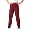 Fashion Seal Healthcare® Unisex Ultimate Pants, 65/35 Fashion Poplin® - Burgundy, 2 XL
