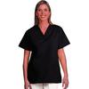 Fashion Seal Healthcare® Ladies’ V-Neck Tunics, Black - Extra Large