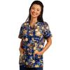 Fashion Seal Healthcare® Ladies’ Printed V-Neck Tunics - Celestial Print, 2 XL